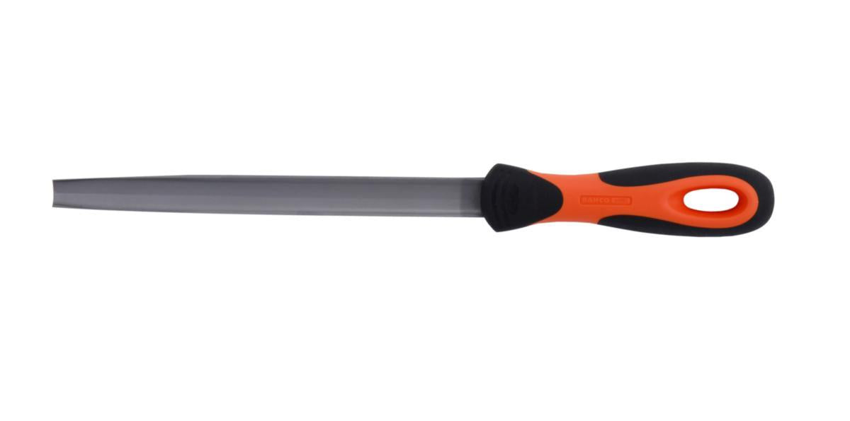 Halvrund fil Bahco 210 med skaft