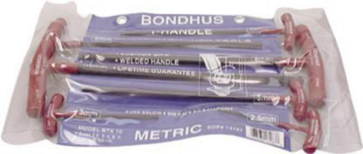 T-nøkkelsett Bondhus Sekskant