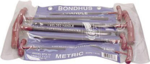 T-nøkkelsett Bondhus Sekskant