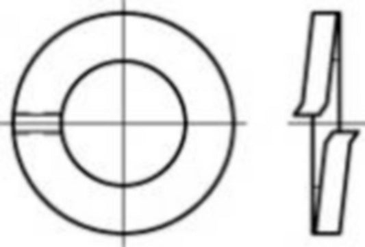 Sprengskive Rund D127B ubehandlet