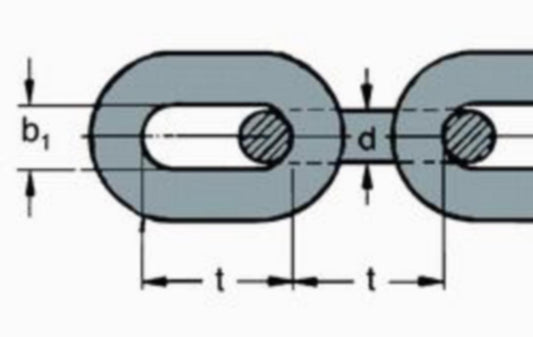 Løftekjetting Kortlenket klasse 8