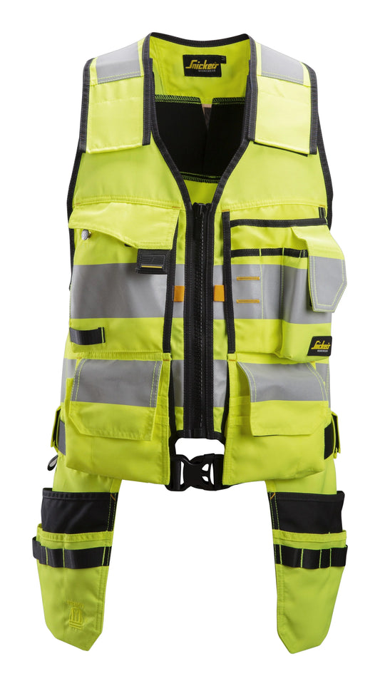 Håndverksvest Snickers 4230 HiVis kl.1