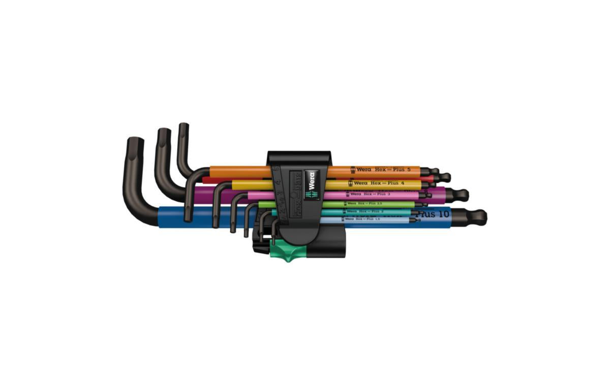 Vinkelnøkkelsett Wera 950 SPKL/9 SM N SB