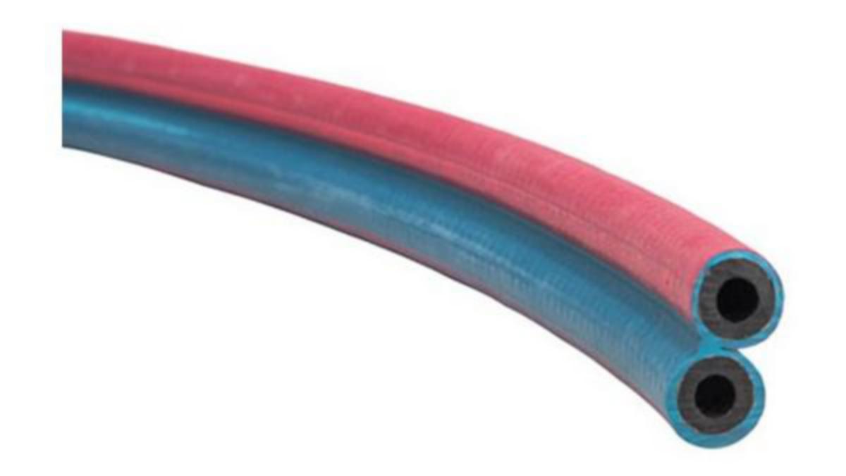Sveiseslange Rød/Blå AGA 6.3mm