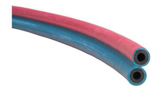 Sveiseslange Rød/Blå AGA 6.3mm