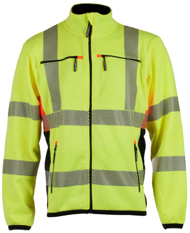 Fleecejakke BS Gjøvik HiVis kl.3