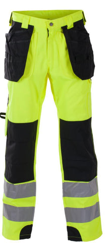 Håndverksbukse BS Dokka HiVis kl.2