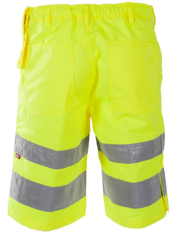 Shorts BS Dokka HiVis kl.2 gul - Bekken & Strøm