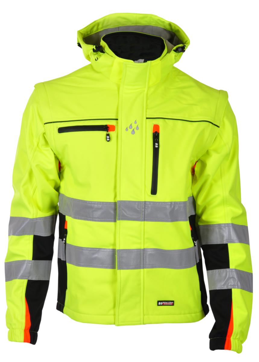 Softshelljakke BS Bergset HiVis kl.2