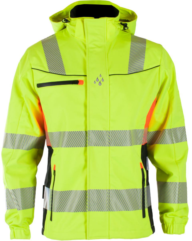 Softshelljakke BS Gjøvik HiVis kl.3
