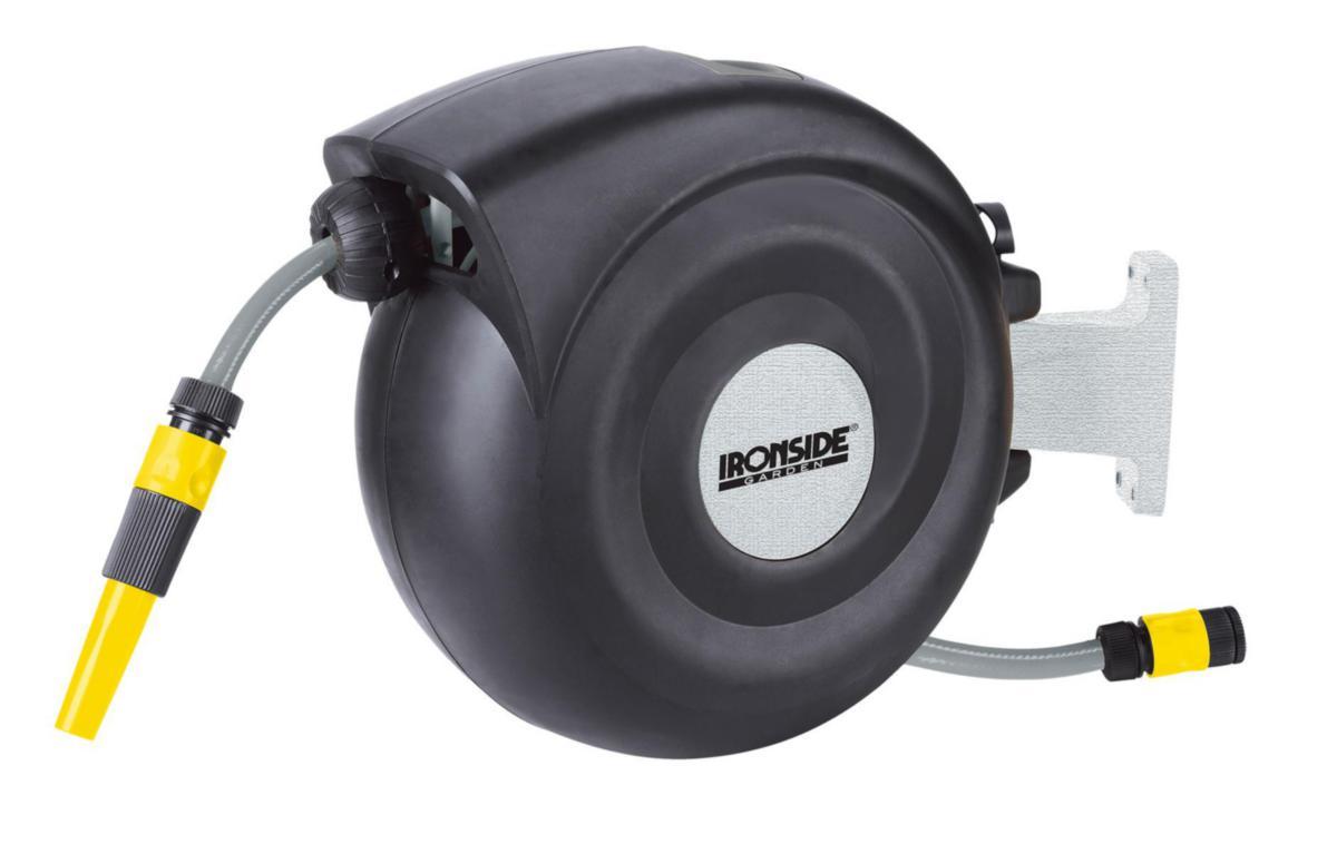 Slangetrommel gul 1/2" Ironside