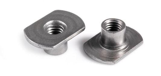 Sveisemutter type C med flens ubehandlet