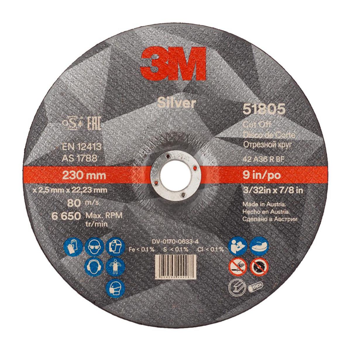 Kappeskive 3M T42 Silver
