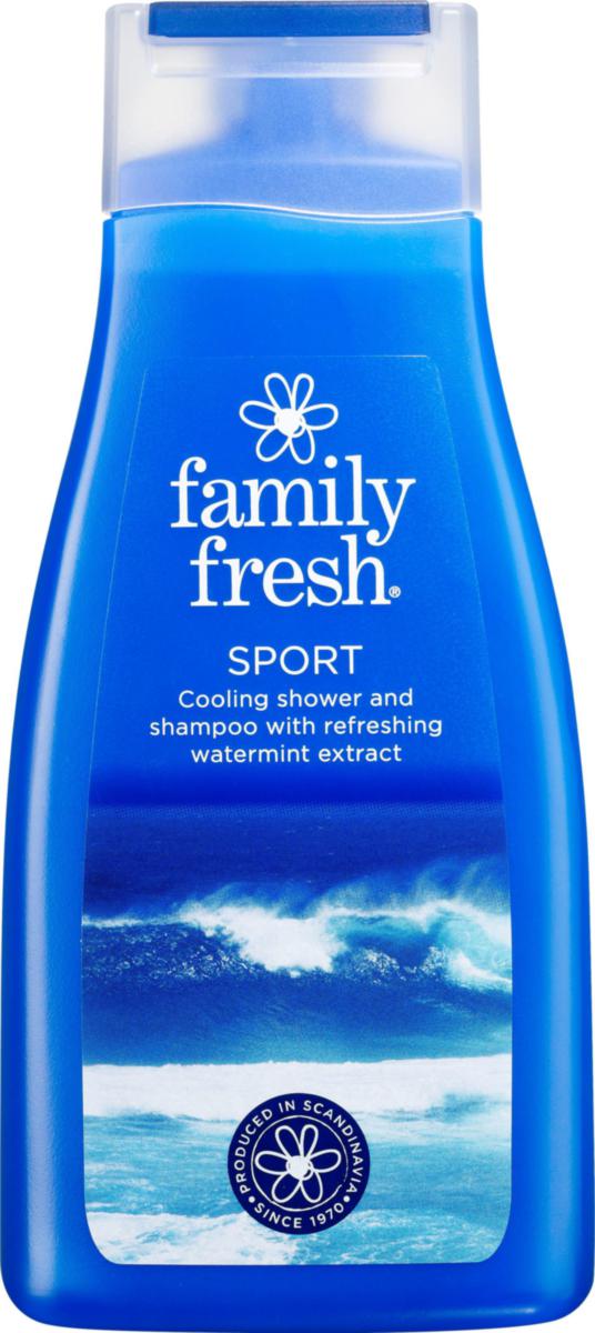 Dusjsåpe/sjampo Familyfresh Sport