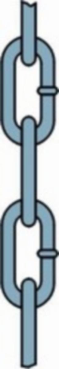 Kjetting DIN 763 langlenket galvanisert