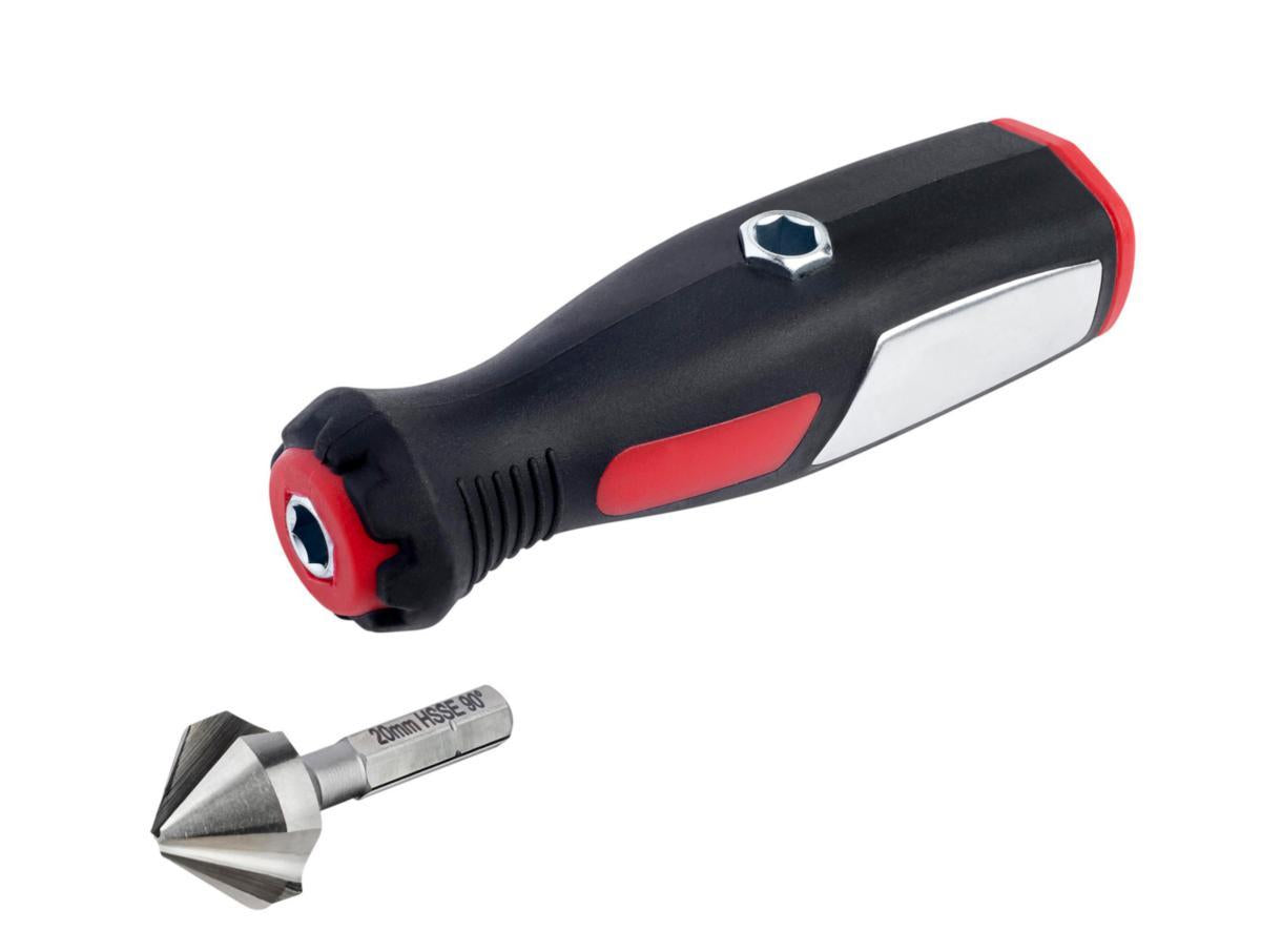 Håndforsenker 3 skjær 90° Ironside
