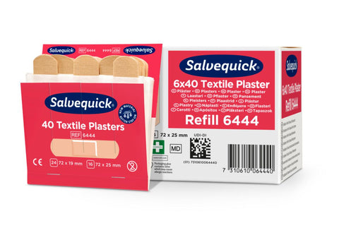 Plaster Salvequick® 40 Textile refill plasterautomat - Cederroth