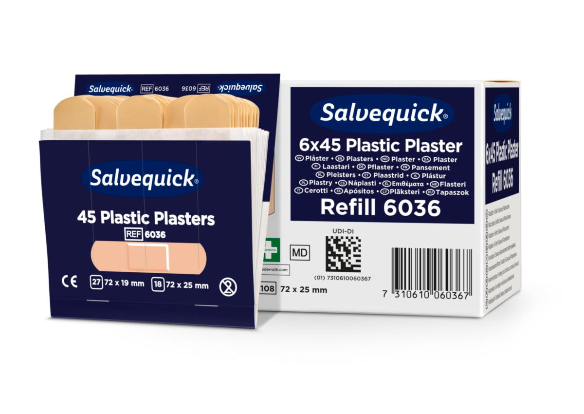 Plaster Salvequick® 45 Plastic refill plasterautomat - Cederroth