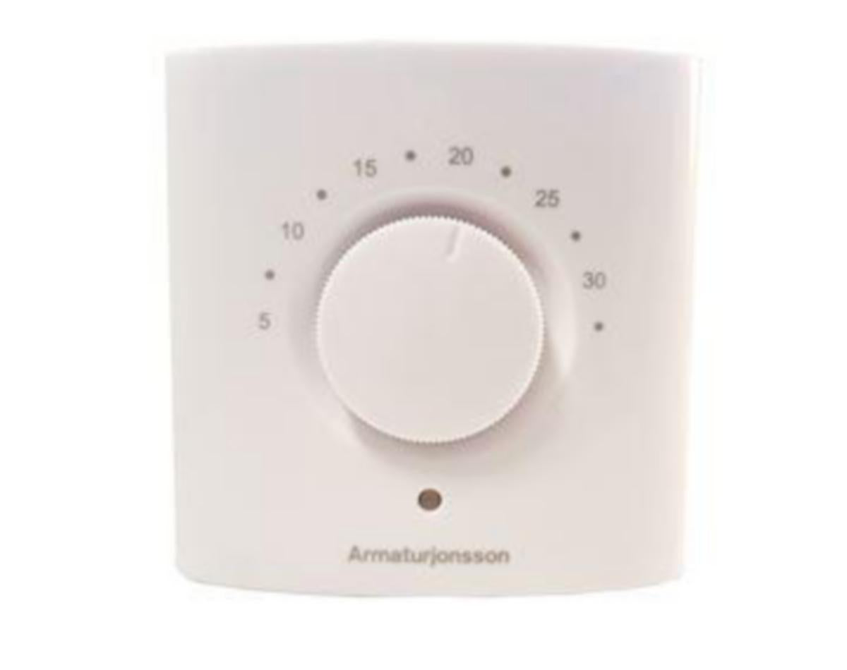 Romtermostat analog trådløs, Armaturjonsson