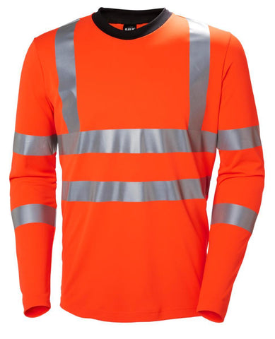 T-skjorte HH lang erme Addvis HiVis kl.3