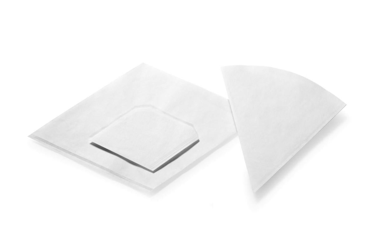 Kaffefilter, ubleket og riflet