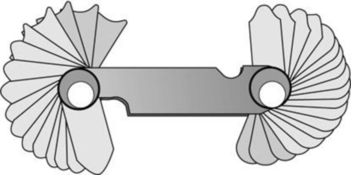 Radiusmåler Carl Fritz 1-3