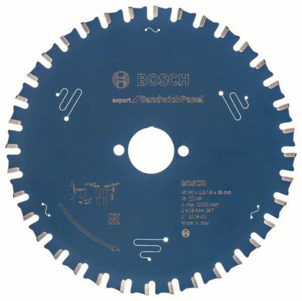 Sirkelsagblad Bosch Expert for Sandwichpanel fra BOSCH