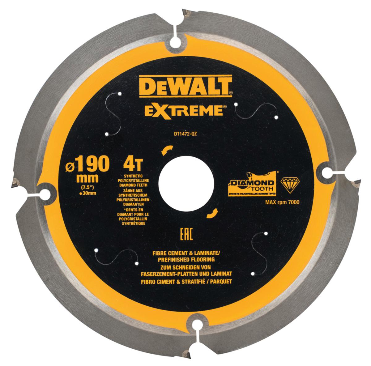 Diamantkappeskive Dewalt EXTREME