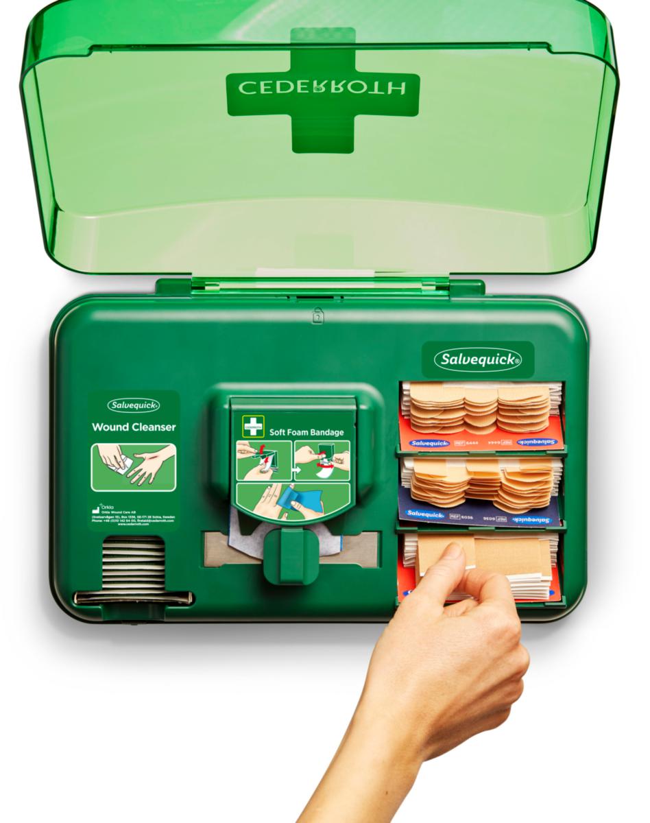 Førstehjelpsdispenser Cederroth Wound Care