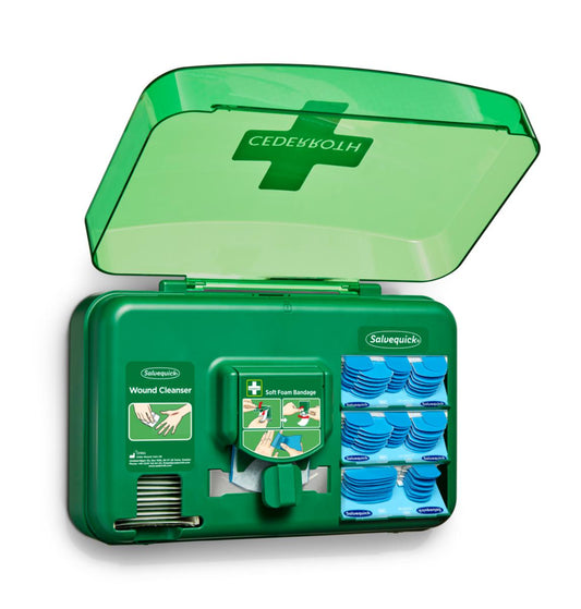 Førstehjelpsdispenser Cederroth Blå