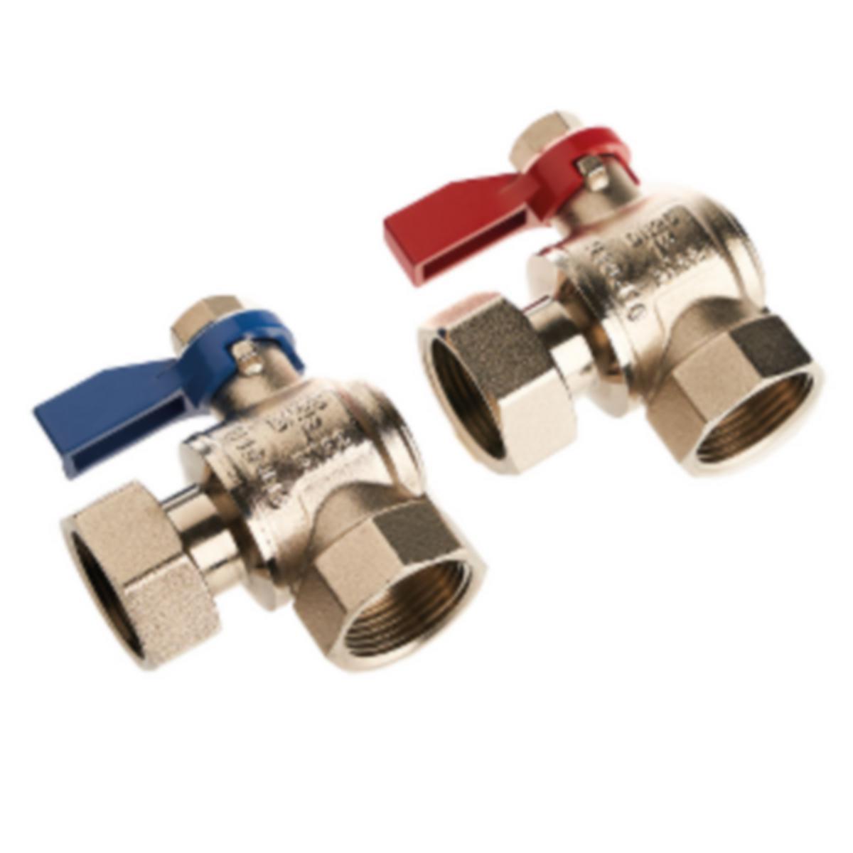 Kuleventilsett vinkel kort, Roth