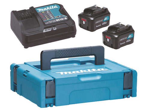 Batterisett Makita 2x4.0Ah Koffert