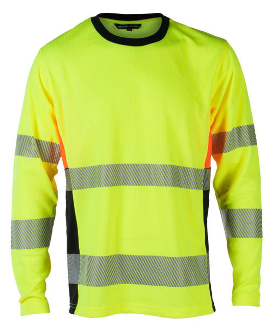 T-skjorte lang erme BS Gjøvik HiVis kl.3