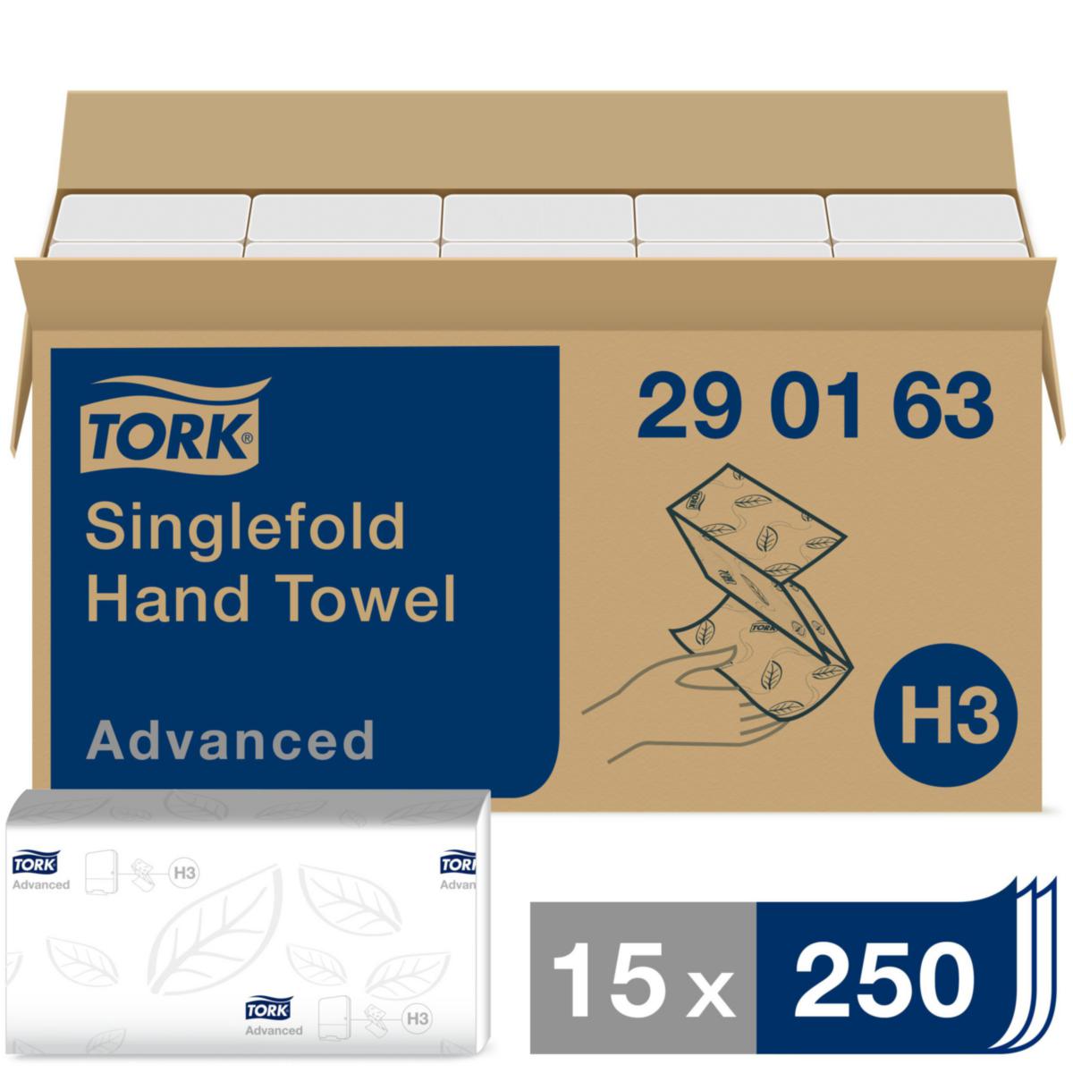Håndtørkepapir Advanced  H3 - Tork