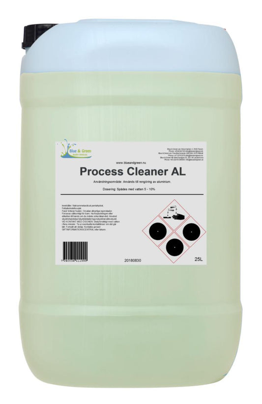 Lavtskummende Rengjøring Process Clean AL - Blue & Green