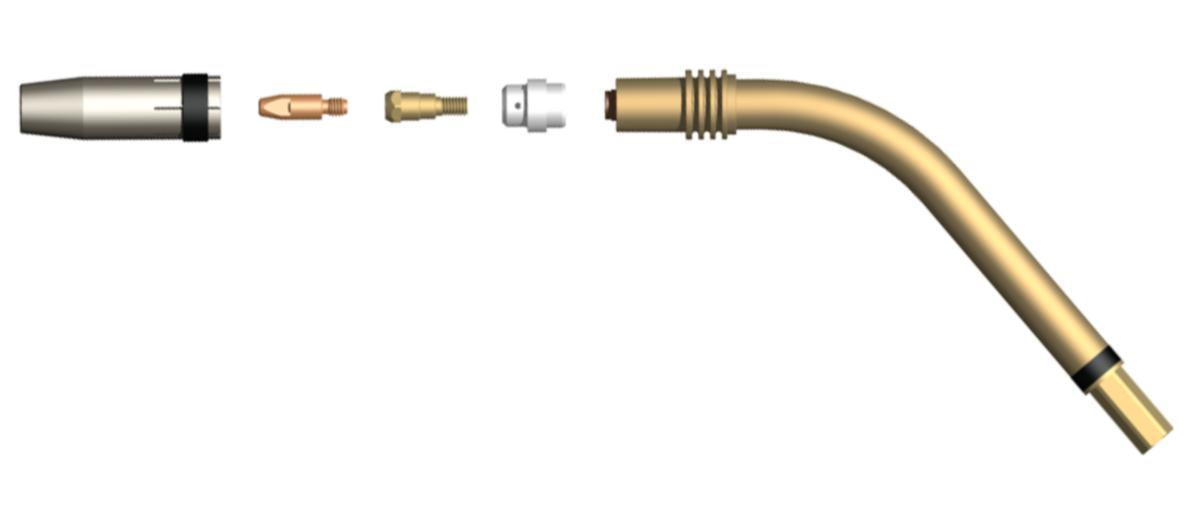 Slitedeler for Mex sveisepistol SB 240A