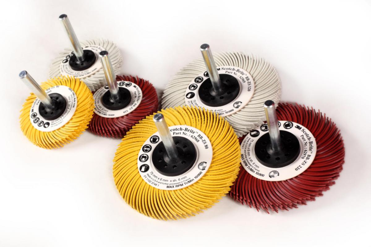 Radialbørste 3M RB-ZB med 6 mm skaft