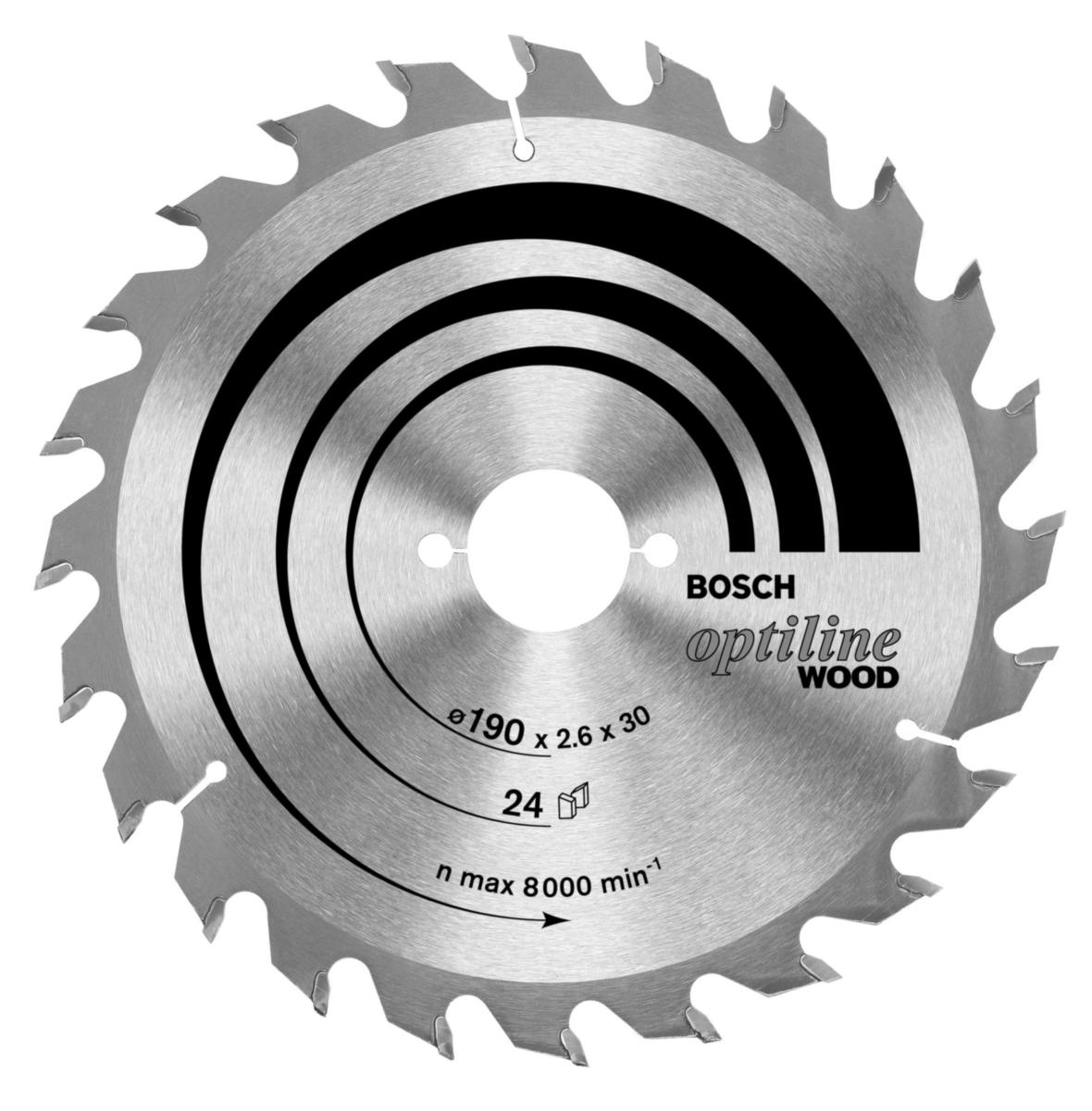 Sirkelsagblad Bosch Optiline Wood