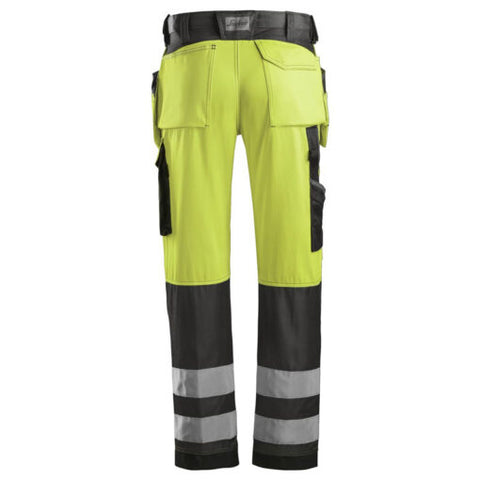 Håndverksbukse Snickers® 3233 HiVis kl.2