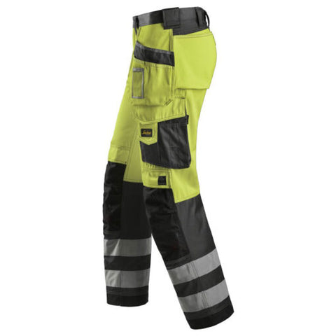 Håndverksbukse Snickers® 3233 HiVis kl.2