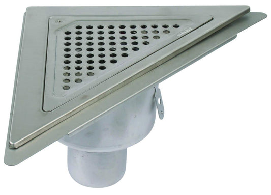 Trekantsluk for betong- og flisgulv, loddrett Ø75 mm, Blücher