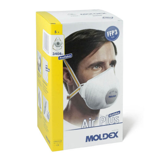 STØVMASKER MOLDEX 3408 M/PROVALVE VENTIL FFP3 fra Moldex