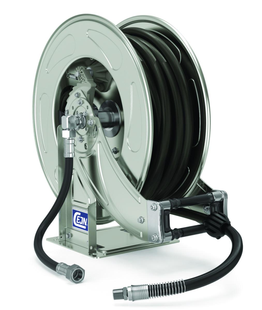 Slangetrommel Cejn AISI 304 HP-slange, åpen