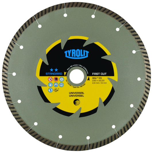 Diamantkappeskive Tyrolit Standard** DCUB1