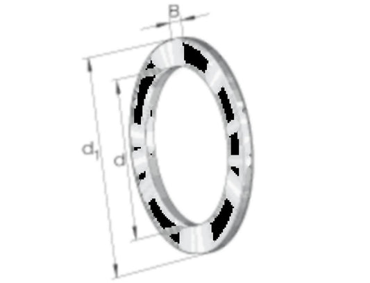 Aksiallagerskive INA WS81120