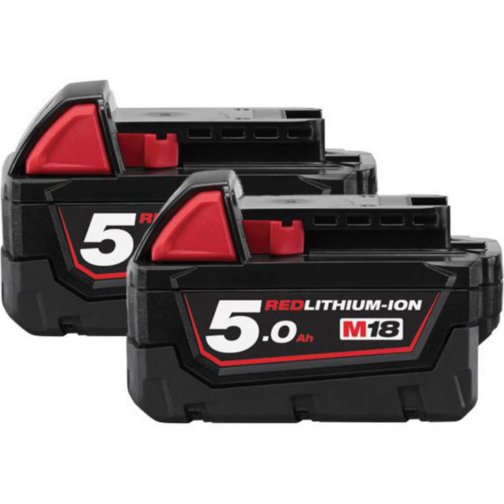 Batterisett Milwaukee M18 B5 18V 2x5.0Ah