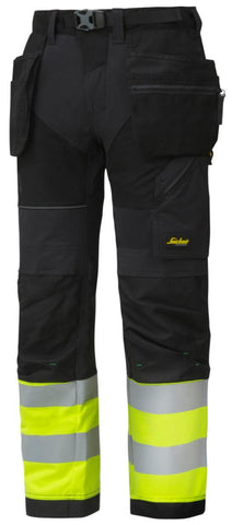 Håndverksbukse Snickers® 6931 HiVis kl.1