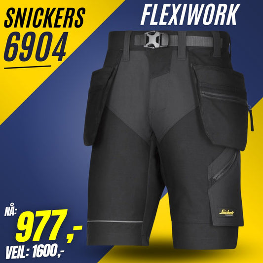 Håndverksshorts Snickers® 6904 FlexiWork+ (455812)