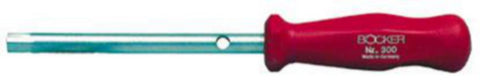 Pipeskrutrekker, med hull for vridestift