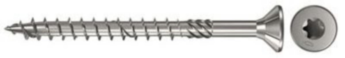 Treskrue fischer Torx Senkhode A2 rustfri
